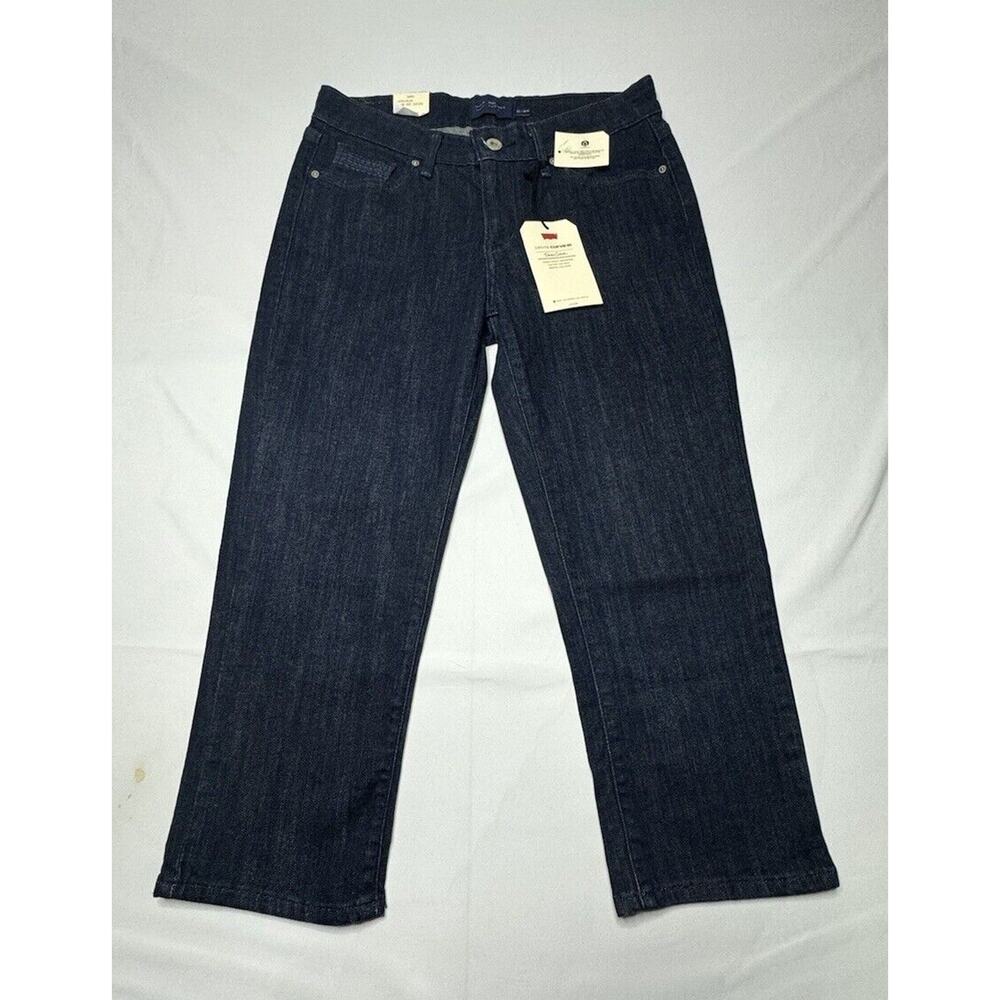 NWT Levi's Women's Demi Curve Classic Capri Blue Denim Jeans - 6/28 (28x22.5)*